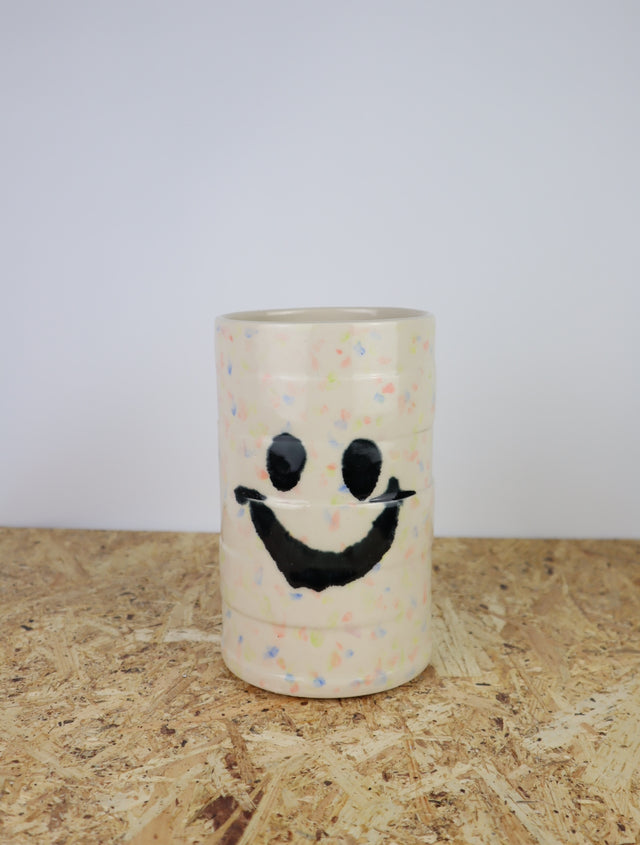 You are funny vase- pastel dots