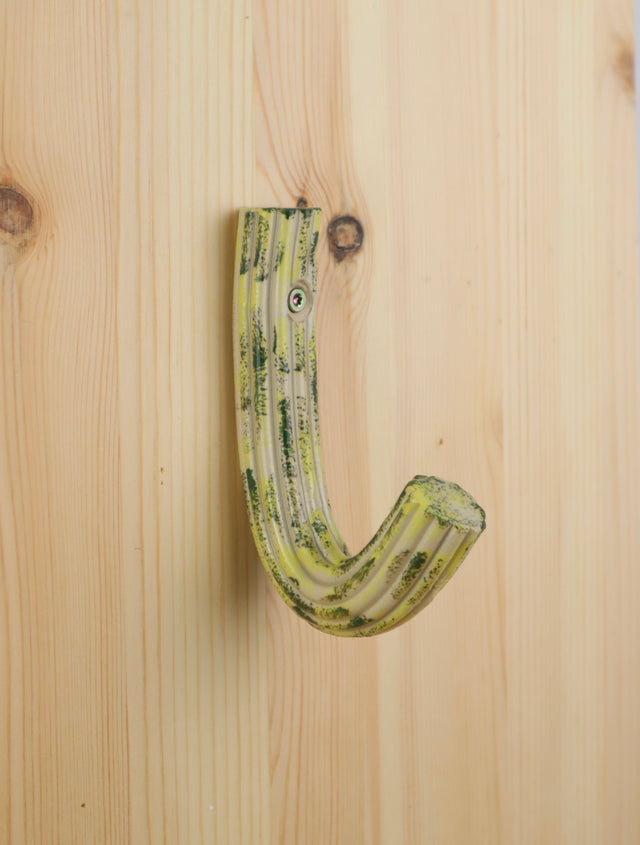 "Green & Yellow pattern " Extruded hanger