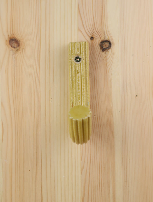 "Pale yellow pattern " Extruded hanger