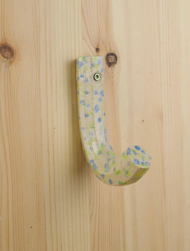 "Blue & green dots" Extruded hanger