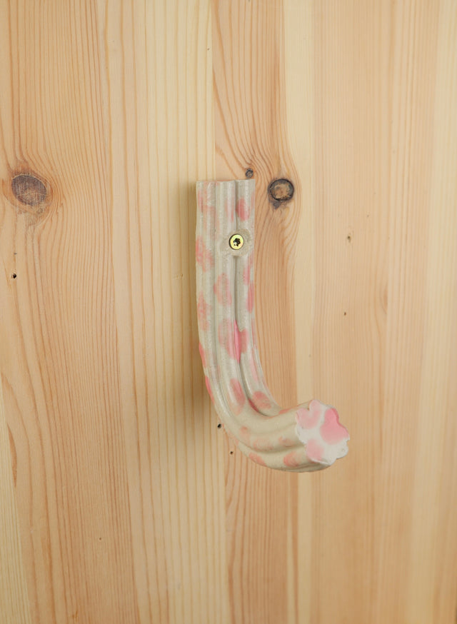 "pink drip" Extruded hanger