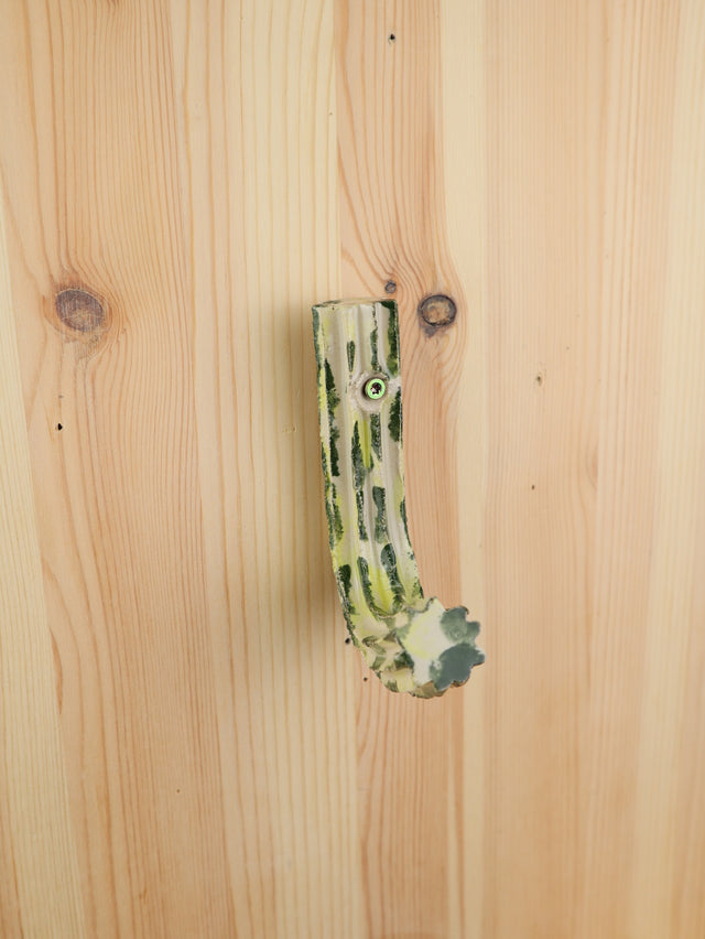 "Green and yellow" Extruded hanger