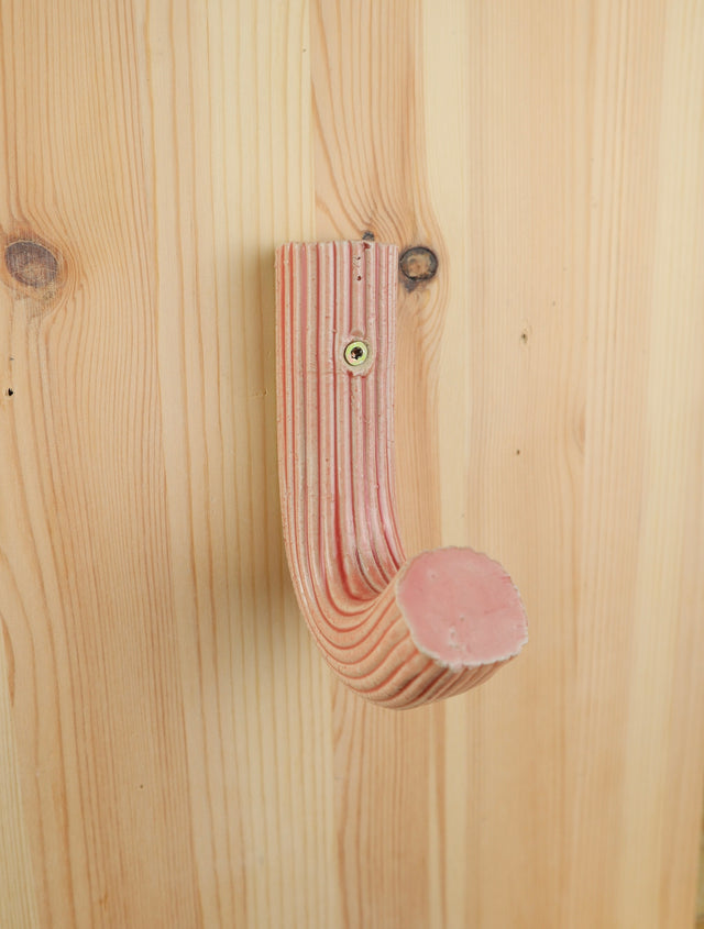 LARGE "juicy pink" Extruded hanger
