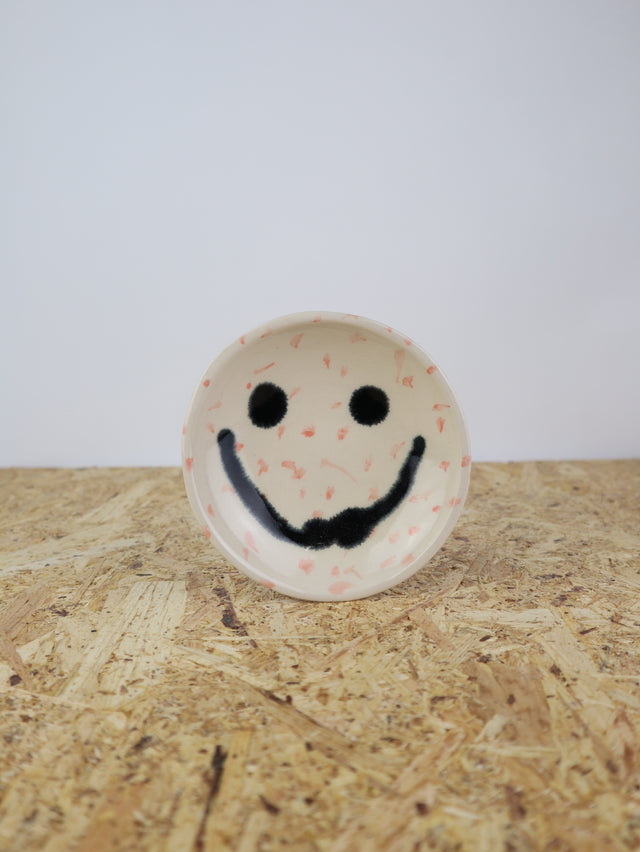 Medium - You are funny trinket bowl - pink dots
