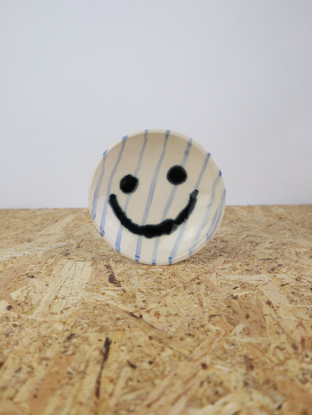 Medium - You are funny trinket bowl - blue stripes
