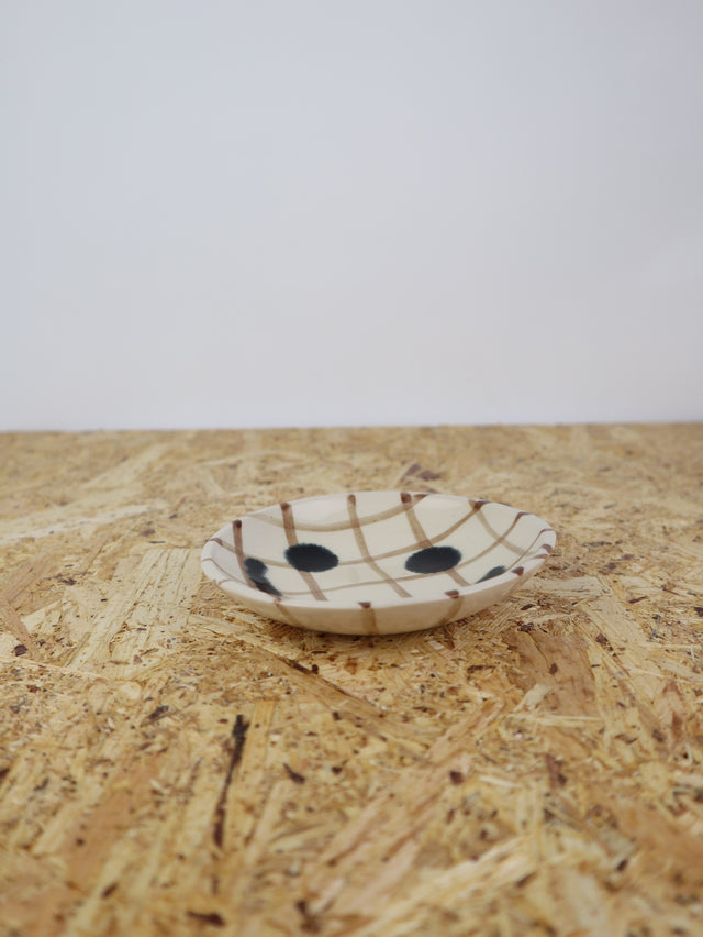 Medium - You are funny trinket bowl - brown grid