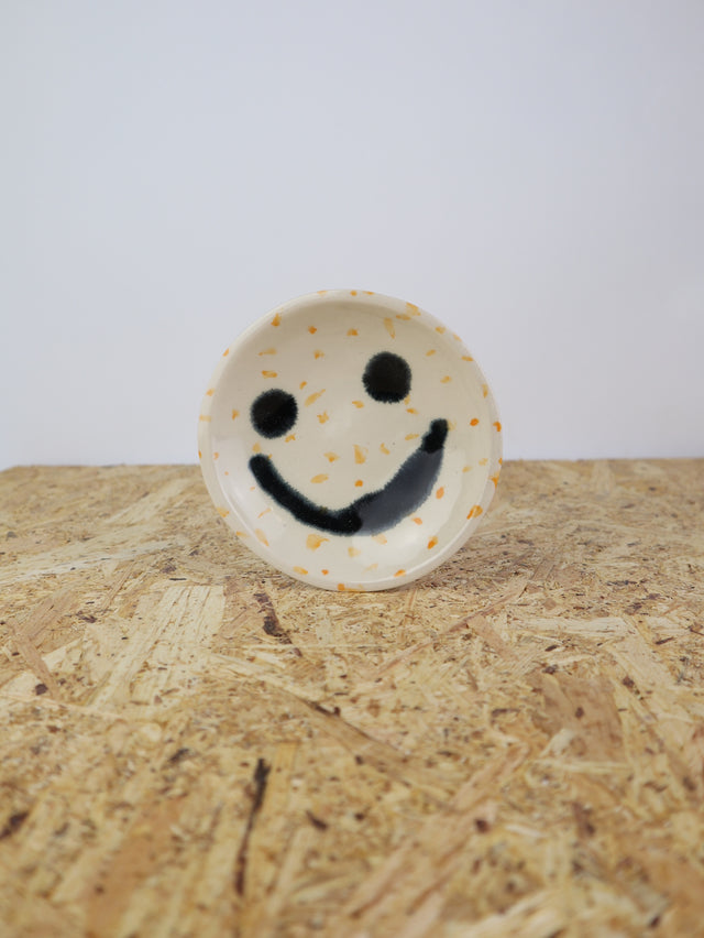 Medium - You are funny trinket bowl - orange dots