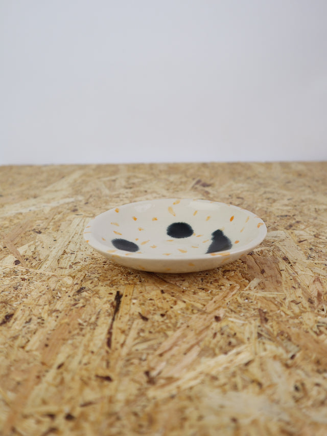 Medium - You are funny trinket bowl - orange dots
