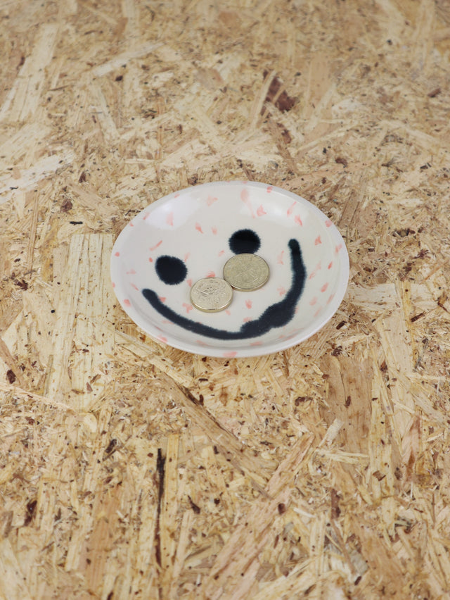 Medium - You are funny trinket bowl - pink dots