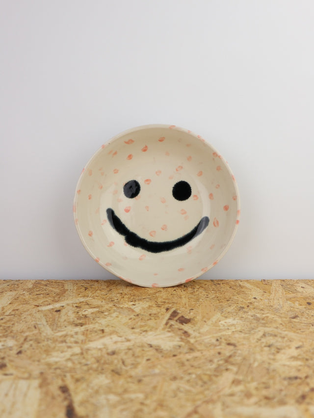 X Large-You are funny trinket bowl-Pink dots