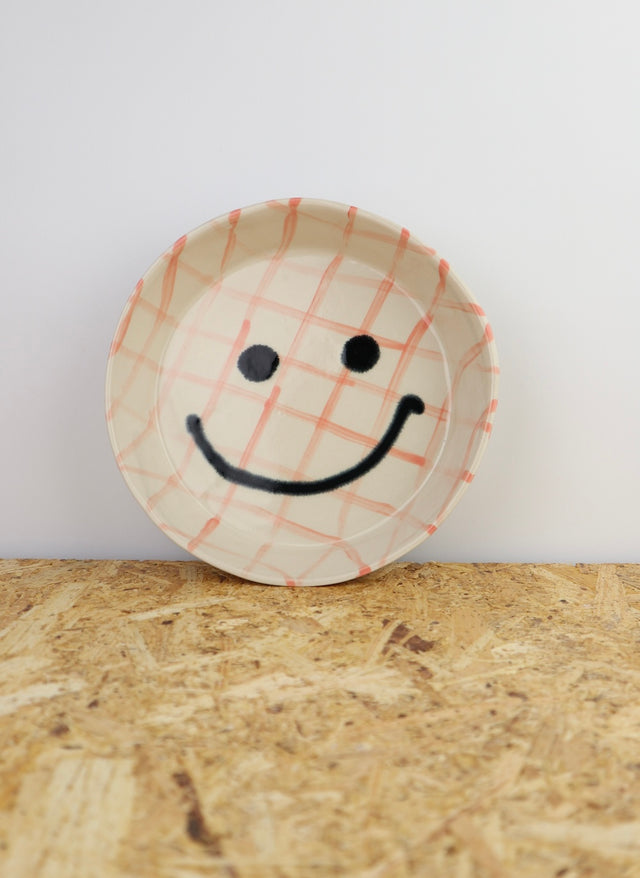 XX Large- You are funny trinket bowl -Pink grid
