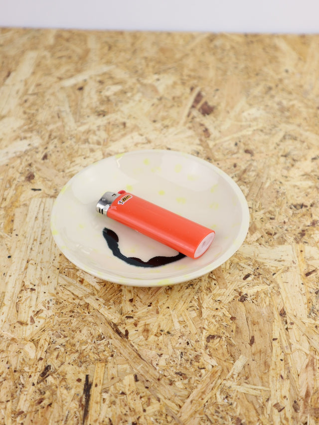 Medium - You are funny trinket bowl -yellow dots