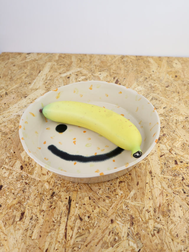 XX Large- You are funny trinket bowl -Orange dots