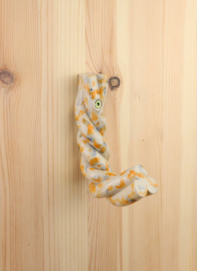 "Orange & blue" Extruded hanger