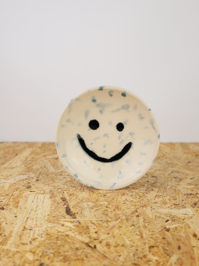 Medium - You are funny trinket bowl -blue dots