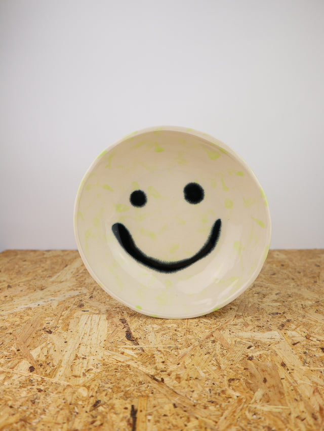 Large - You are funny trinket bowl -green dots