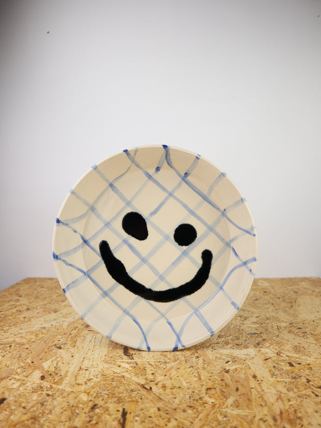 XX Large- You are funny trinket bowl -blue grid