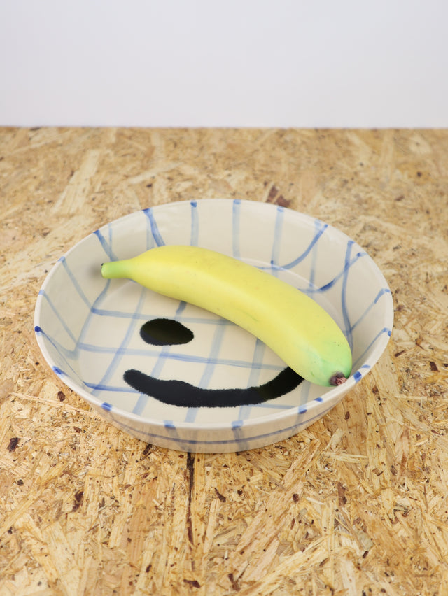 XX Large- You are funny trinket bowl -blue grid