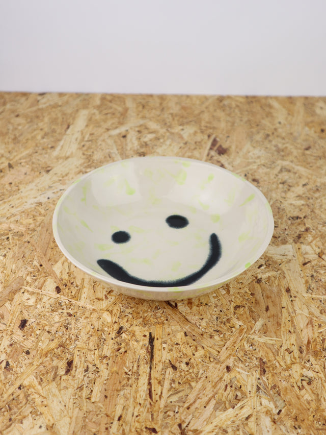 Large - You are funny trinket bowl -green dots
