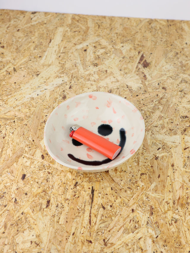 Large - You are funny trinket bowl -pink dots