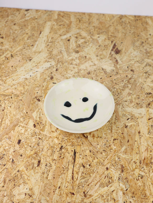 Medium - You are funny trinket bowl -green dots