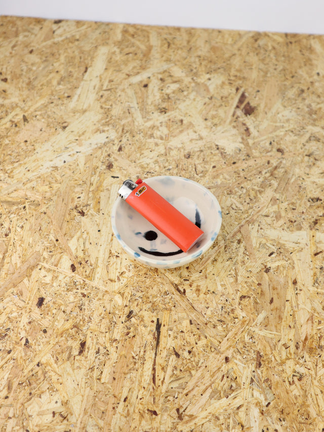 Small - You are funny trinket bowl - blue dots