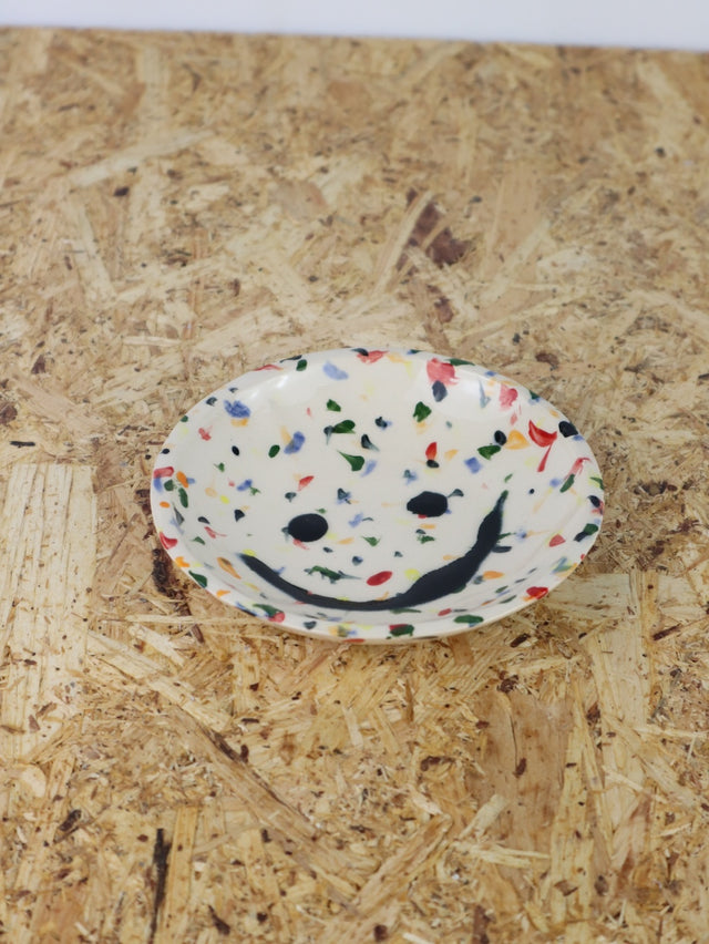 Medium - You are funny trinket bowl -in clown dots