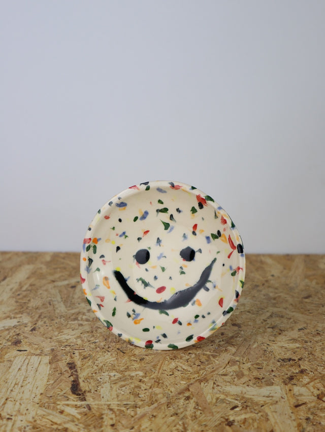 Medium - You are funny trinket bowl -in clown dots