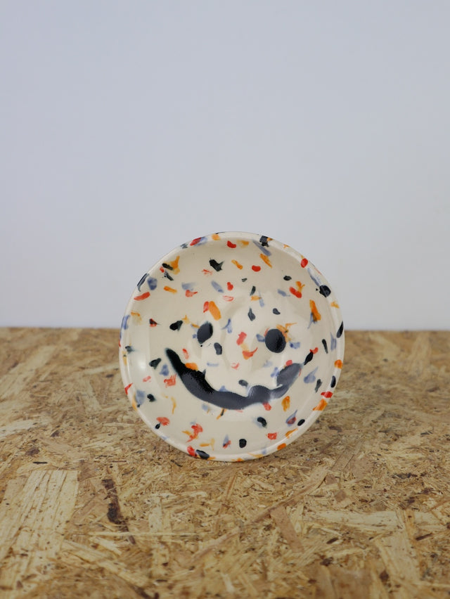 Medium - You are funny trinket bowl -in clown dots