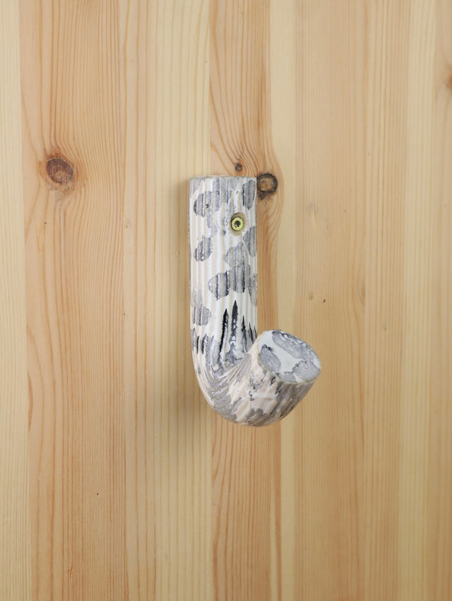 LARGE "melted icecream with a little bit of liquorice" Extruded hanger