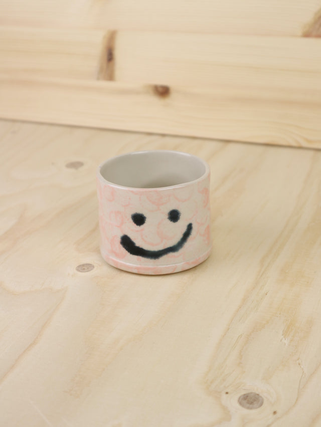 Dialog X "You are funny" cup in pink pattern