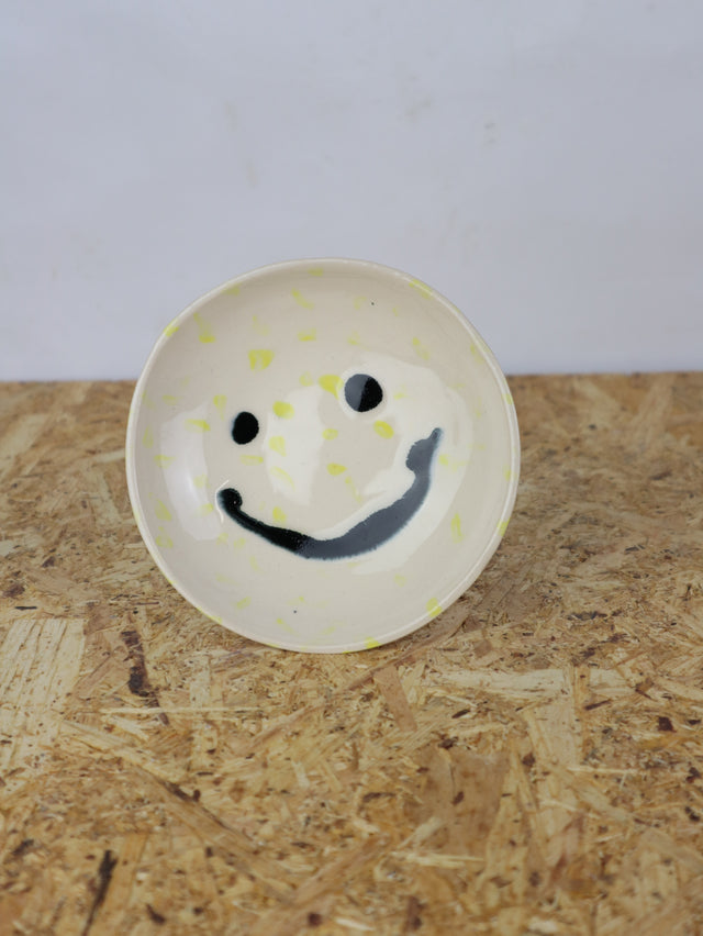 Medium - You are funny trinket bowl -in yellow dots