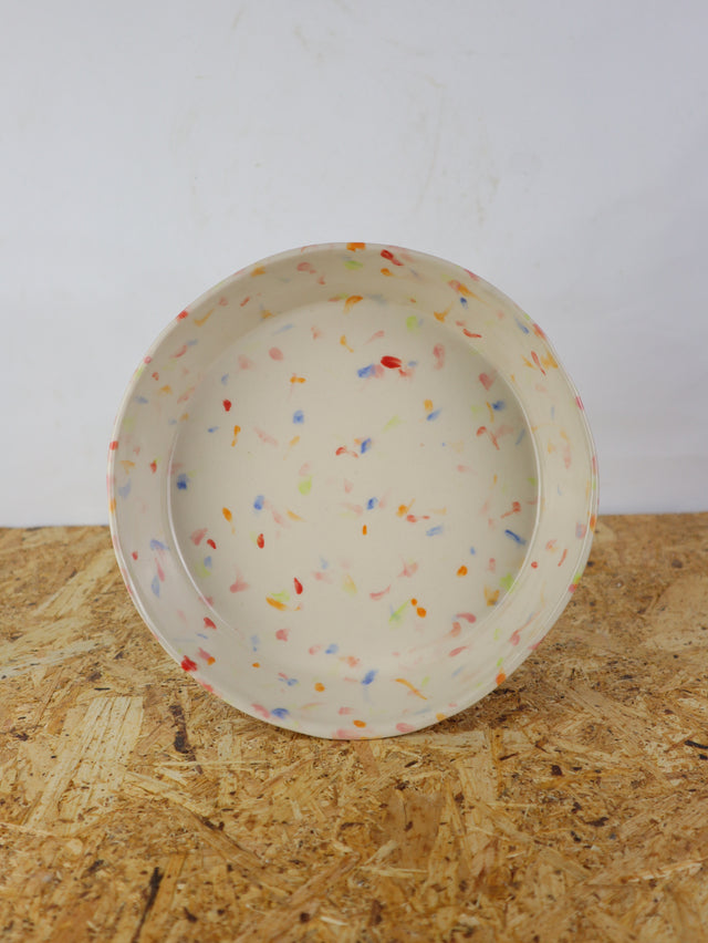 XX Large-Not funny trinket bowl-multi dots