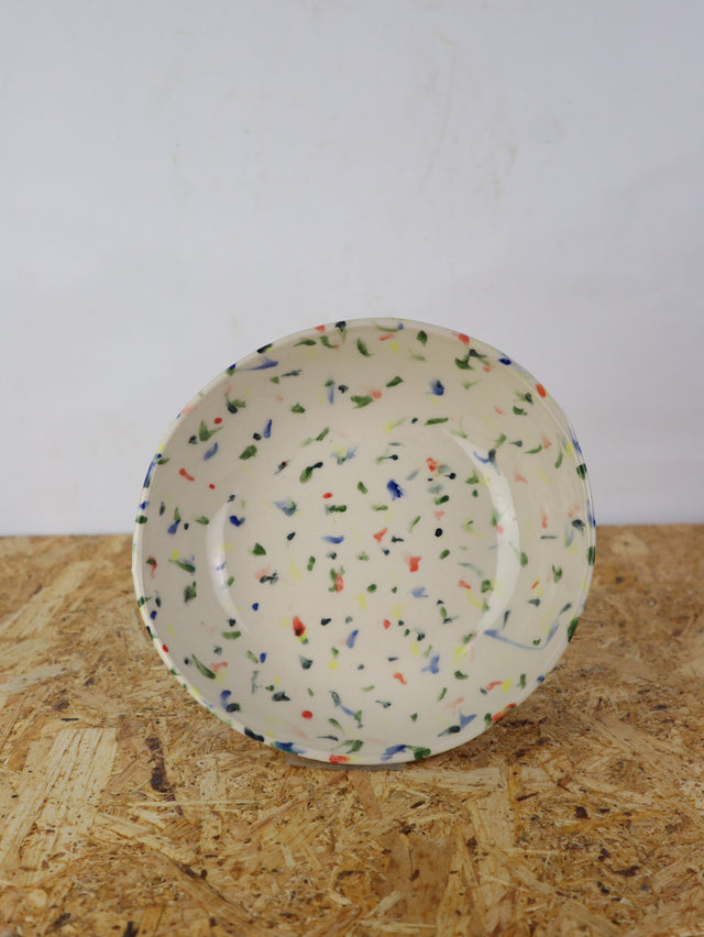 X Large-Not funny trinket bowl-multi dots