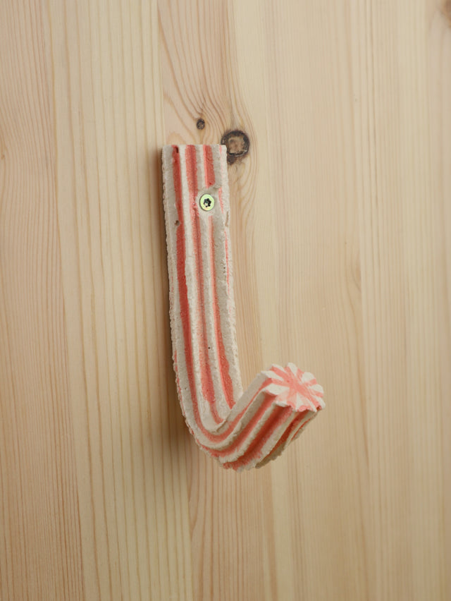 "Pink stripes" Extruded hanger