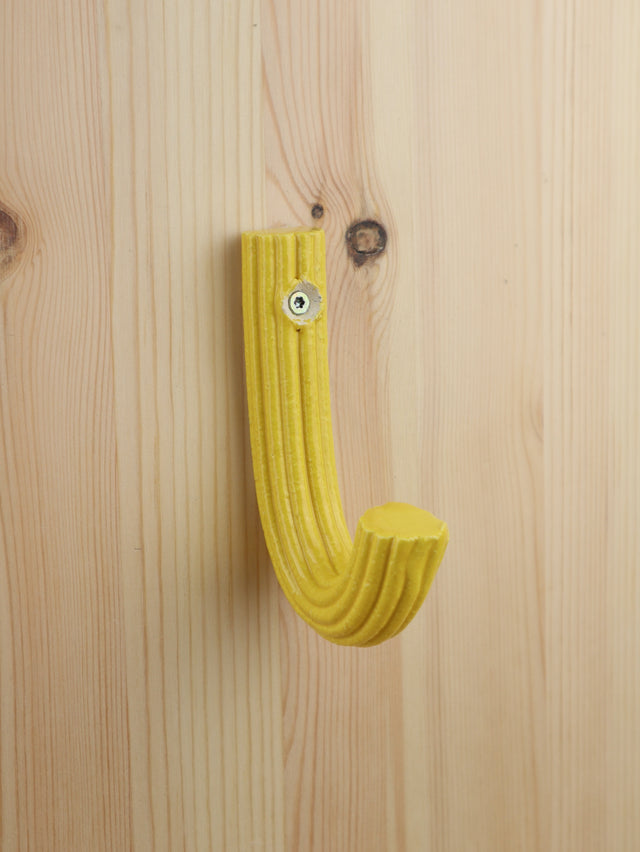 "Hello Yellow" Extruded hanger