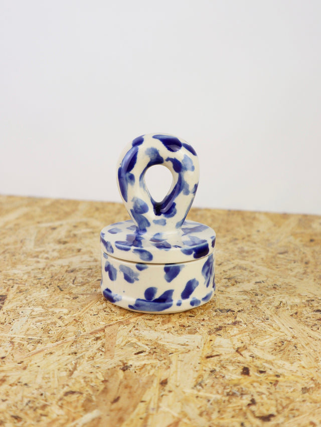 Dialog "Blue drip" small container with lid