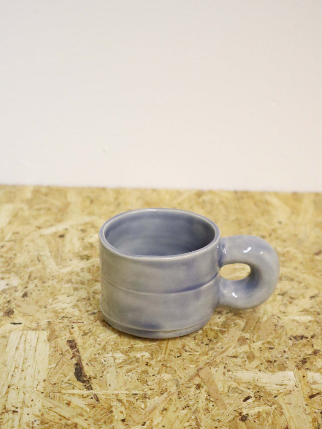 Dialog cup in see through blue