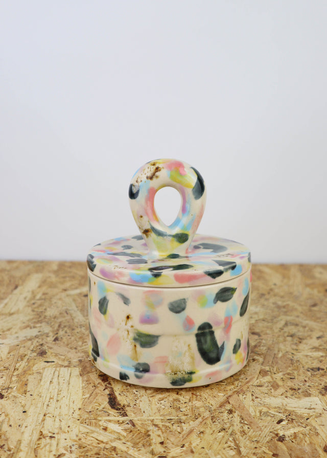 Dialog "drip drop" medium jar with lid