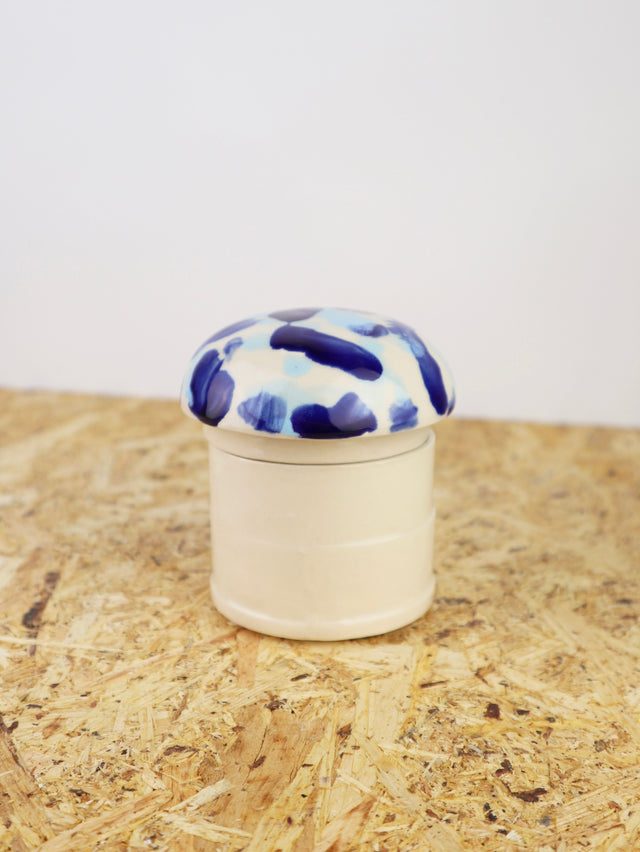 Dialog "blue & light blue drip" small container with lid