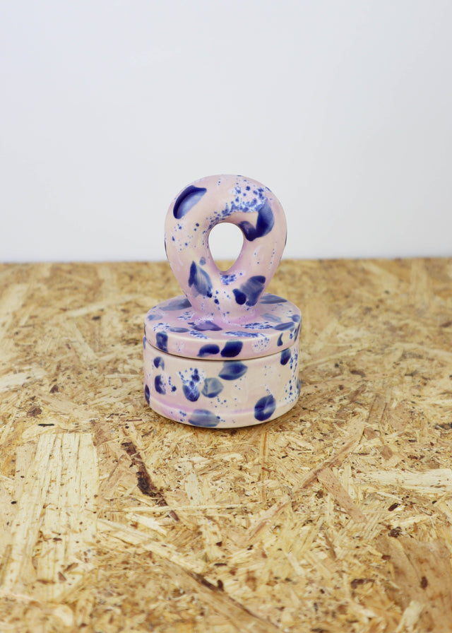 Dialog "Blue & purple" small container with lid